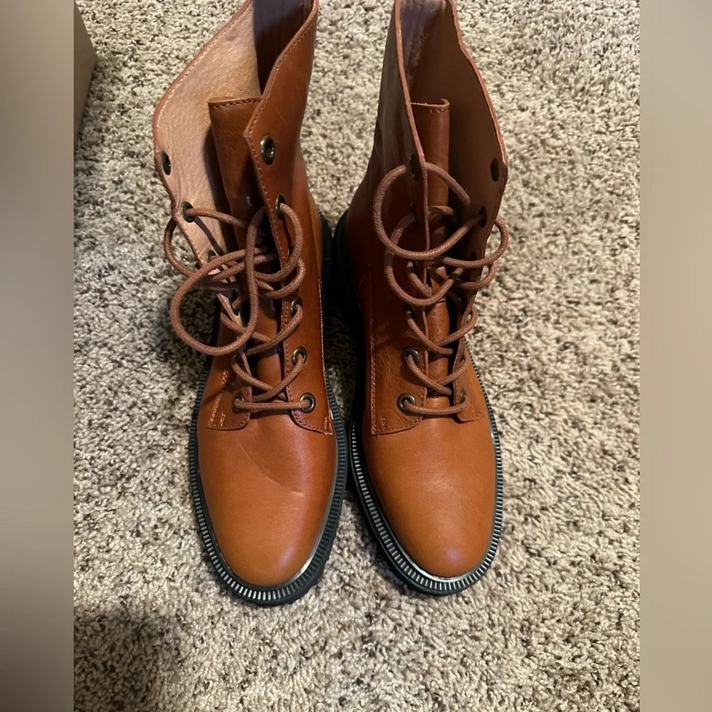 Madewell The Rayna Lace-Up Boot in Leather Sz‎ 6.5 & 8.5 - Picture 10 of 12